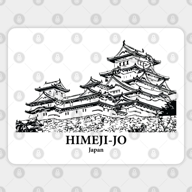 Himeji-jo - Japan Magnet by Lakeric